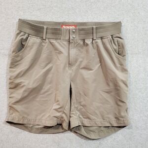 Simms Women's Shorts Size XL Fishing Quick-drying‎ Drifter Gray Stretch